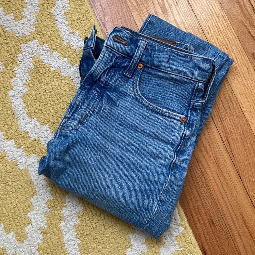 Madewell Fair Trade Perfect Vintage Jeans Sz 24 in Banner Wash Like New